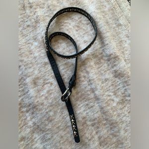 Accessory belt with studs in navy color size S